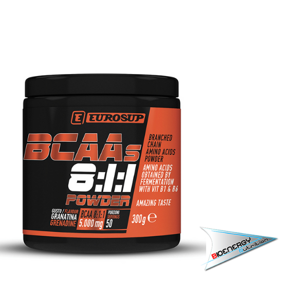 Eurosup-BCAA POWDER 8:1:1 (Conf. 300 gr)   Granatina  